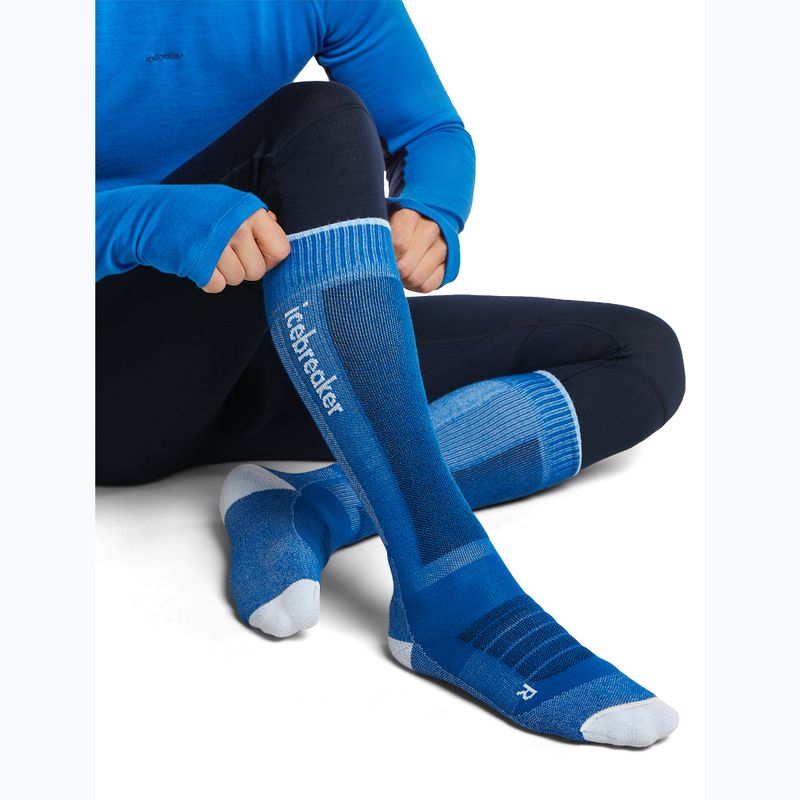 Skarpety narciarskie męskie icebreaker Merino Ski+ Medium OTC lazuri/snow/midnavy 4