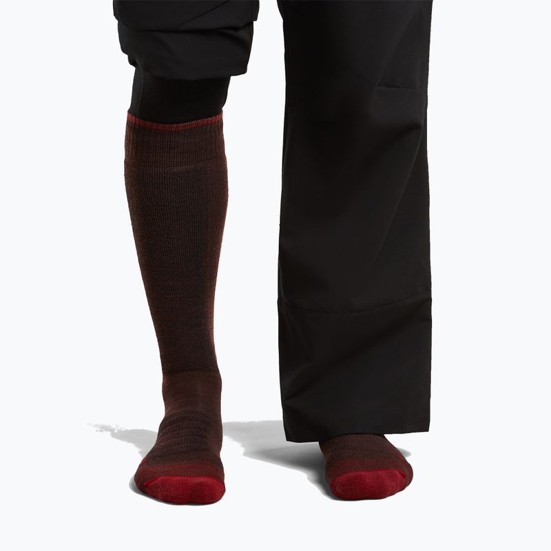 Skarpety narciarskie męskie icebreaker Merino Ski+ Medium OTC bittersweet/port/black 3