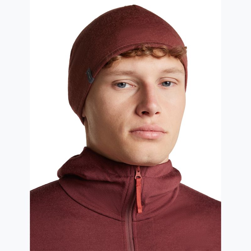 Czapka icebreaker Merino 200 Oasis Reversible Beanie agate/port 7