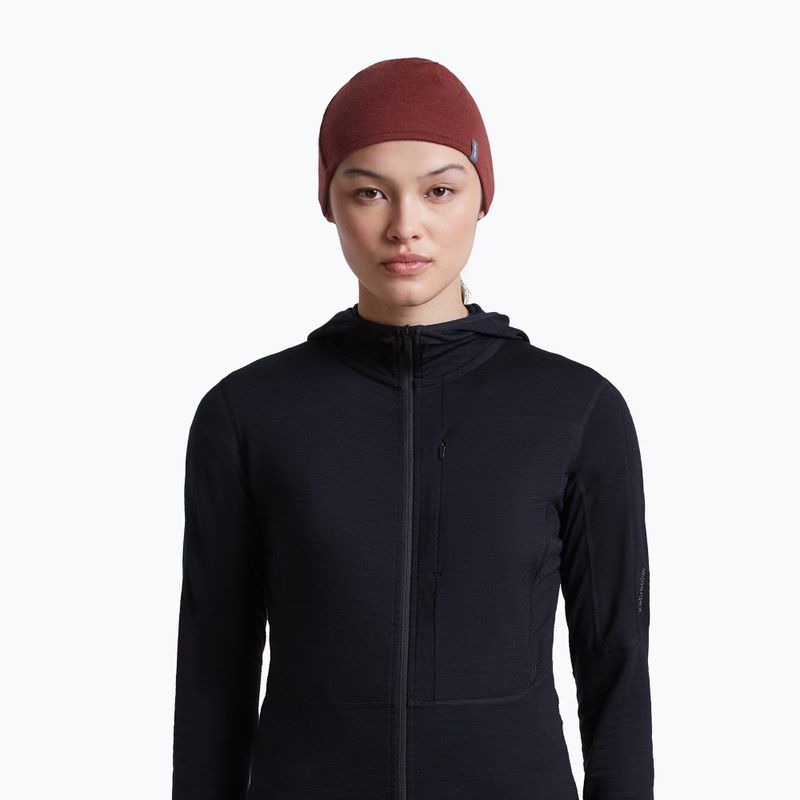 Czapka icebreaker Merino 200 Oasis Reversible Beanie agate/port 9