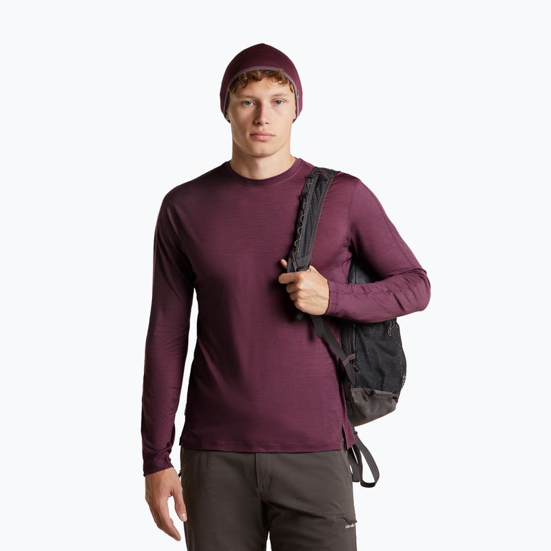 Czapka icebreaker Merino 200 Oasis Reversible Beanie berry/grey plum 5