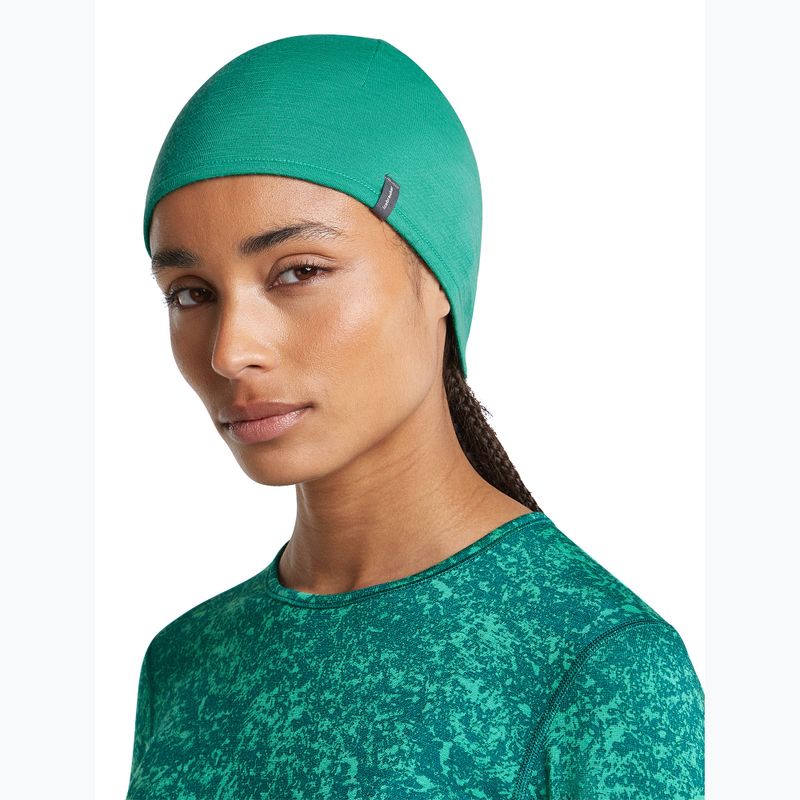 Czapka icebreaker Merino 200 Oasis Reversible Beanie tidal teal/fresh 12