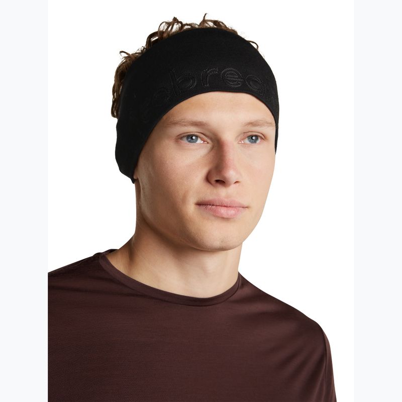 Opaska na głowę icebreaker Merino 260 Tech black 3