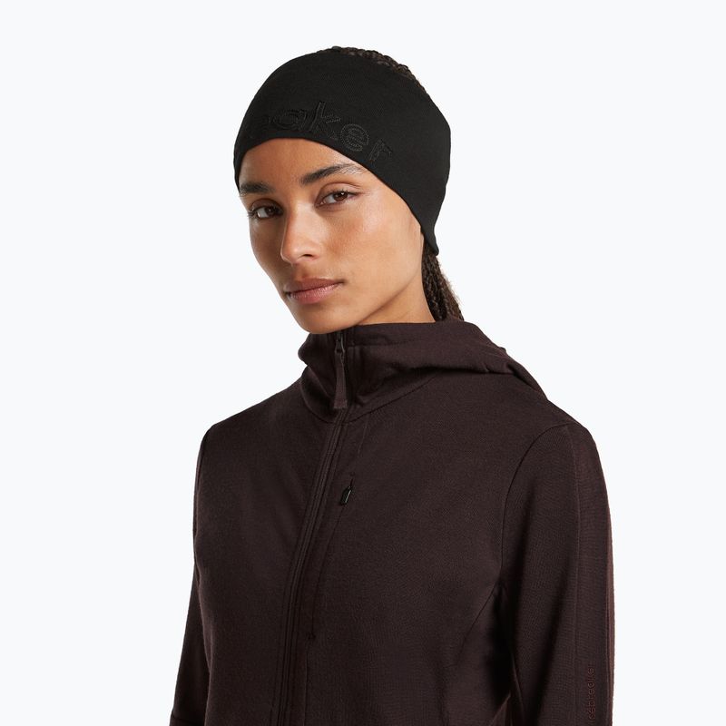 Opaska na głowę icebreaker Merino 260 Tech black 7