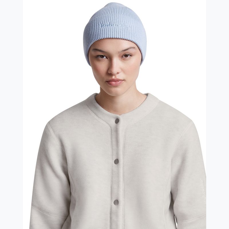 Czapka zimowa icebreaker Merino All Day Toque Beanie zinc blue 6