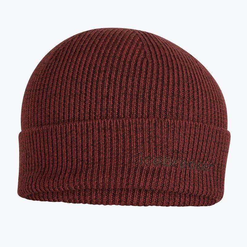 Czapka zimowa icebreaker Merino All Day Toque Beanie port/bittersweet