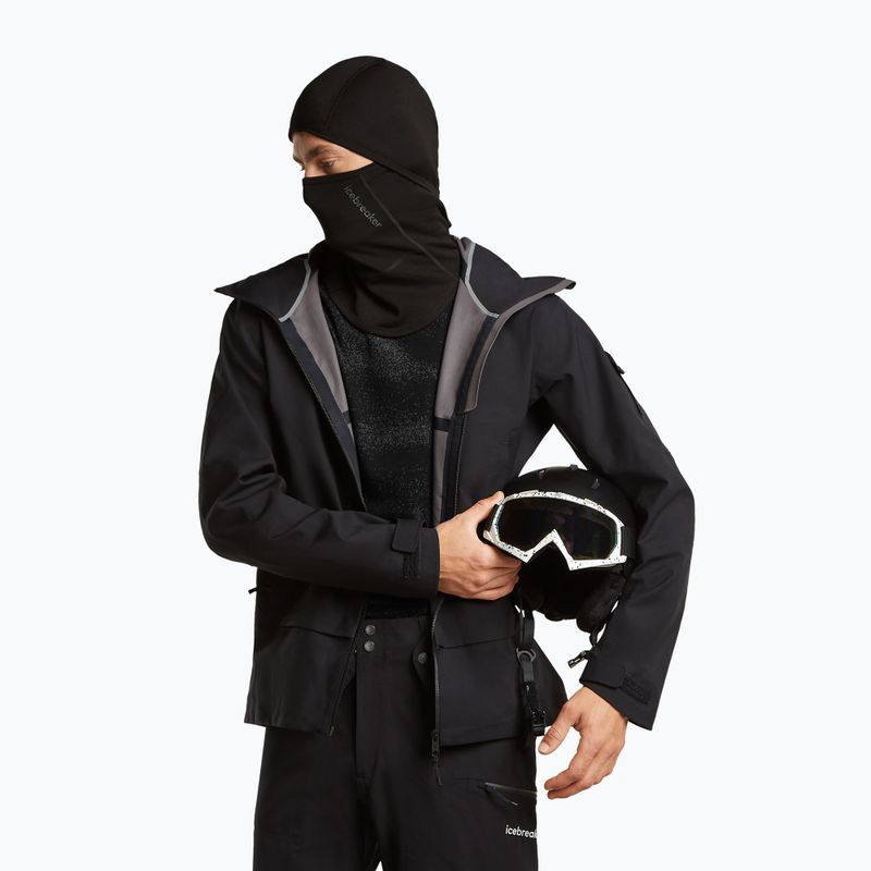 Kominiarka icebreaker Merino 360 RealFleece Elemental Balaclava black 3