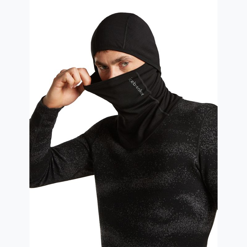 Kominiarka icebreaker Merino 360 RealFleece Elemental Balaclava black 4