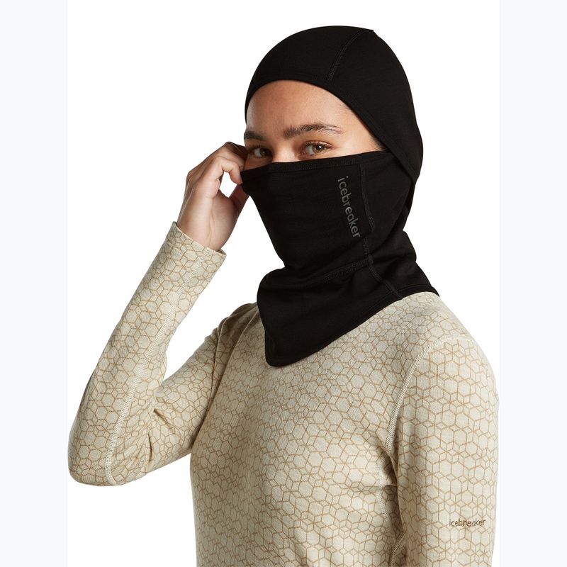 Kominiarka icebreaker Merino 360 RealFleece Elemental Balaclava black 8