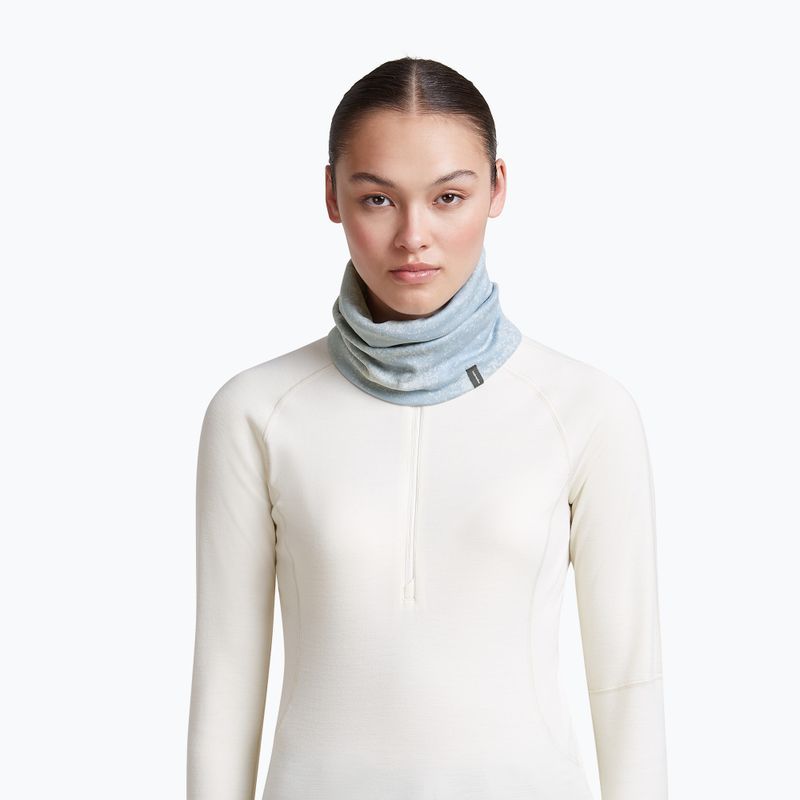 Komin icebreaker Merino 260 Oasis Vertex Reversible Chute Chillwave snow/zinc blue 5