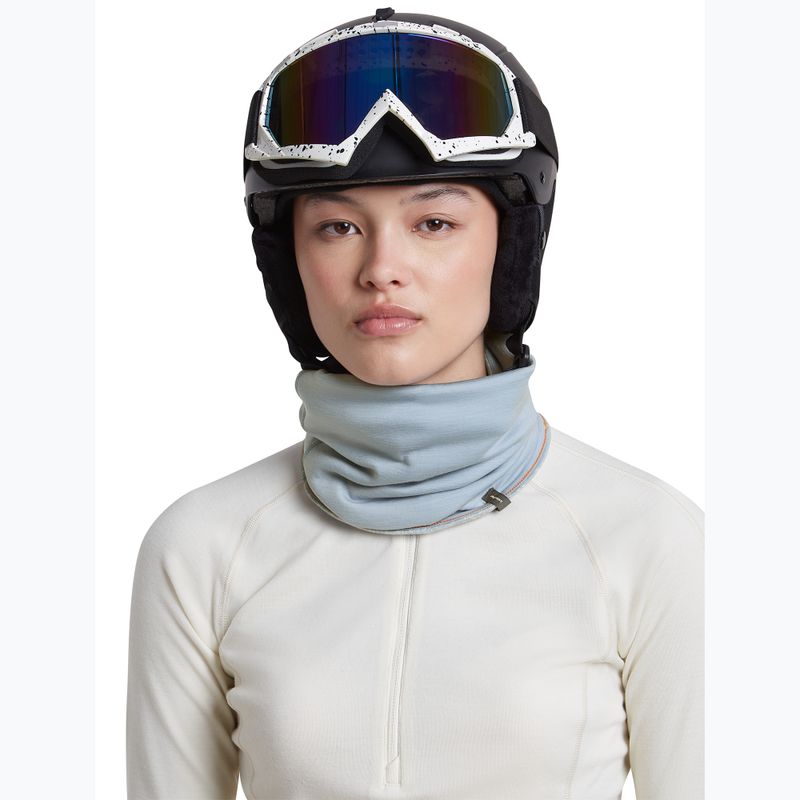 Komin icebreaker Merino 260 Oasis Vertex Reversible Chute Chillwave snow/zinc blue 6