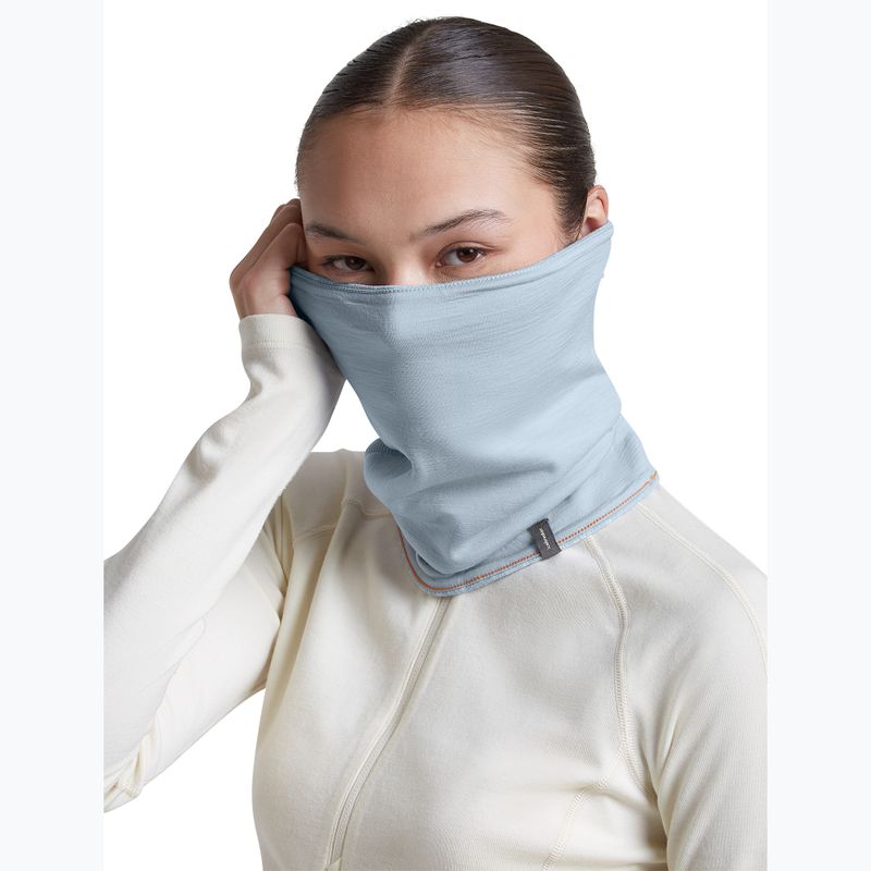 Komin icebreaker Merino 260 Oasis Vertex Reversible Chute Chillwave snow/zinc blue 7