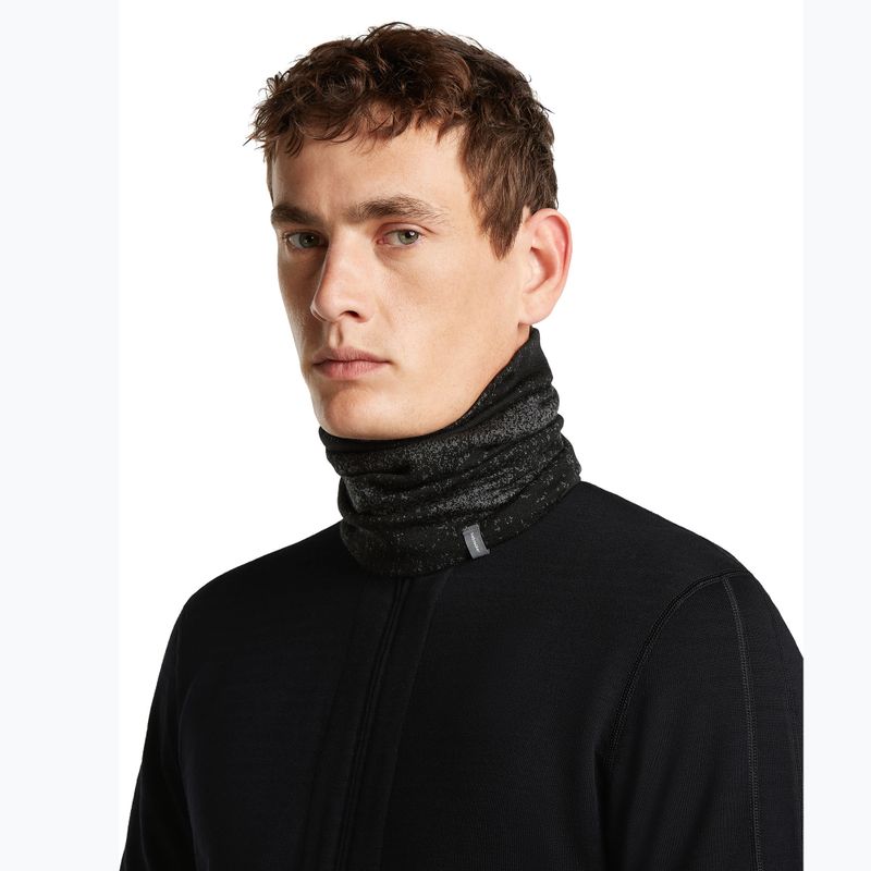 Komin icebreaker Merino 260 Oasis Vertex Reversible Chute Chillwave black/obsidian 2