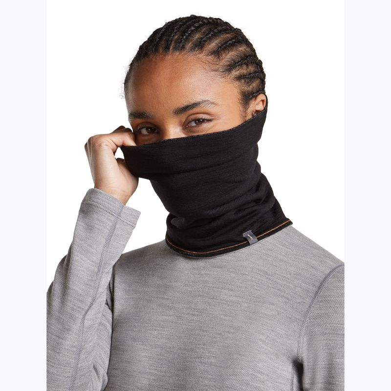 Komin icebreaker Merino 260 Oasis Vertex Reversible Chute Chillwave black/obsidian 6