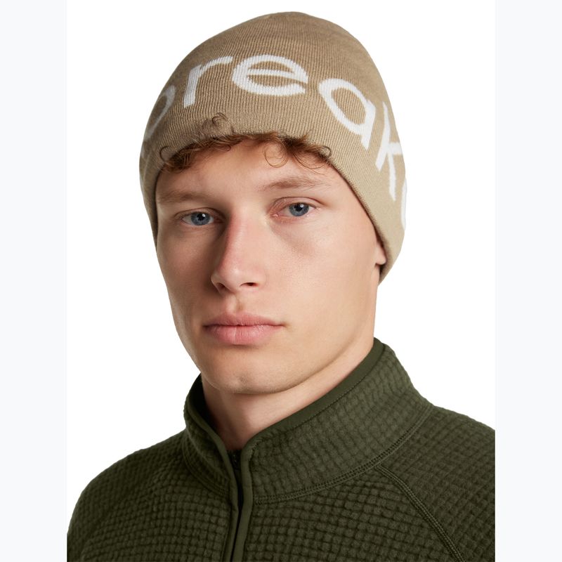 Czapka zimowa icebreaker Merino Icebreaker Beanie cumin/ecru heather 4