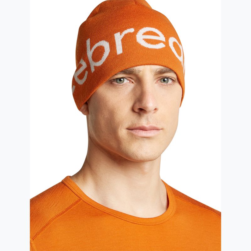 Czapka zimowa icebreaker Merino Icebreaker Beanie spice/ecru heather 4