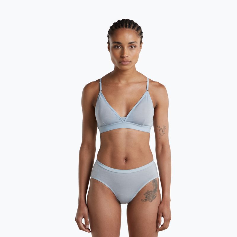 Biustonosz termoaktywny icebreaker Merino 150 Siren Bra Inserts zinc blue 2