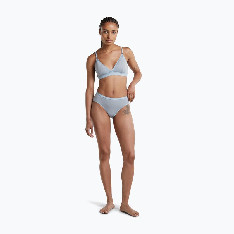 Majtki termoaktywne damskie Icebreaker Siren Hipkini zinc blue 3