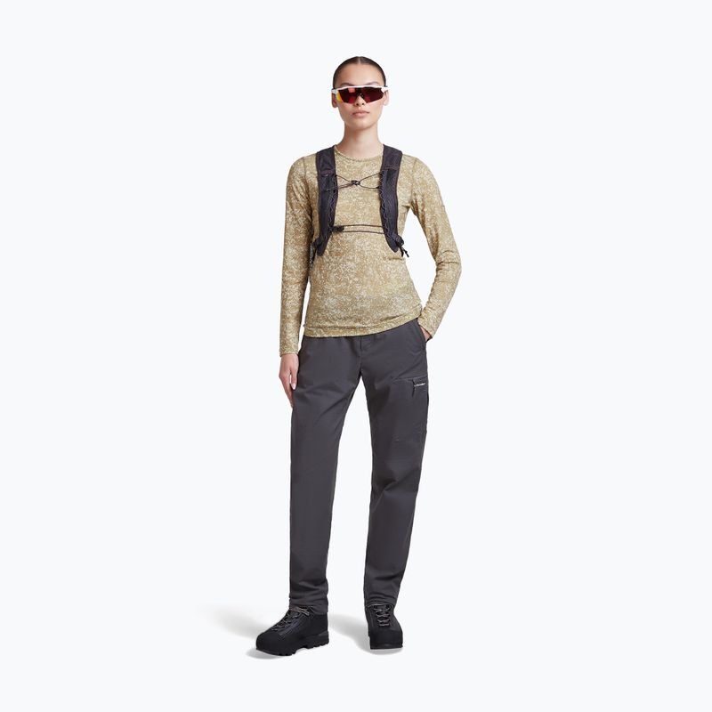 Longsleeve damski icebreaker Merino 200 Oasis Crewe Moss Bloom cumin/undyed/aop 2