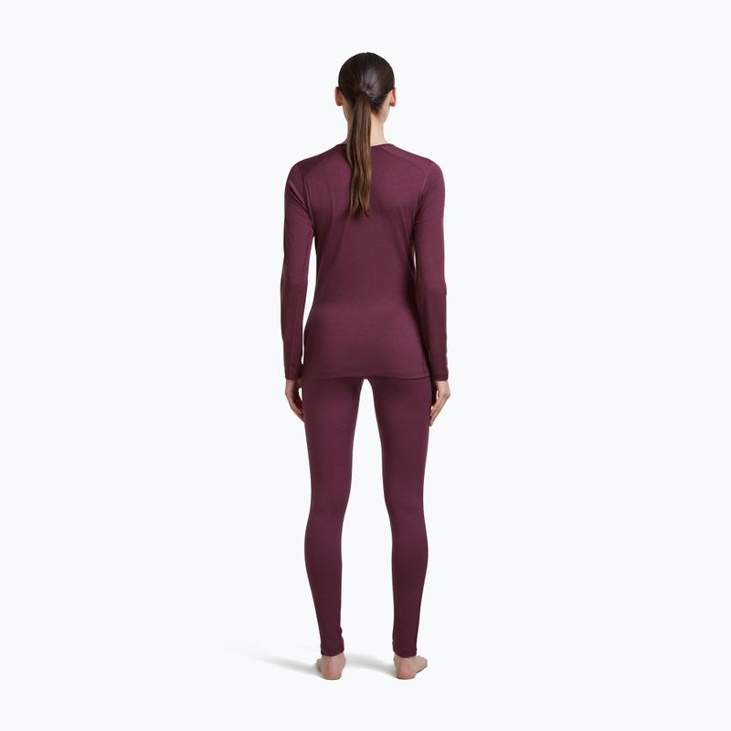 Bluza termoaktywna damska Icebreaker 200 Oasis Crewe Dark Berry 5