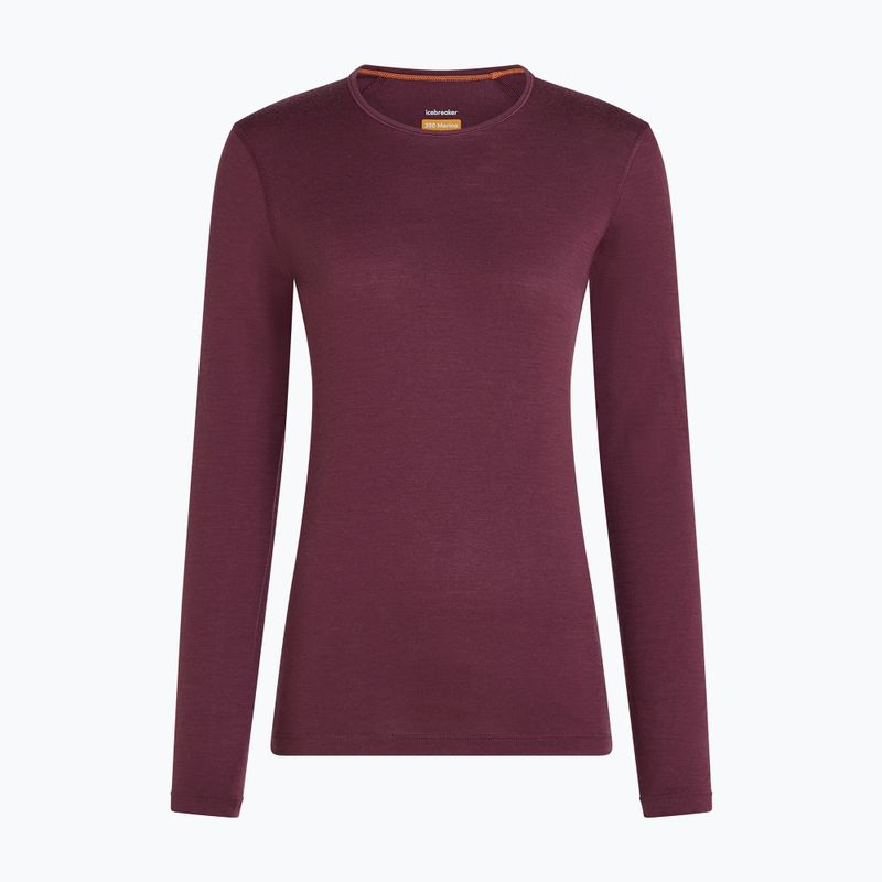 Bluza termoaktywna damska Icebreaker 200 Oasis Crewe Dark Berry 7