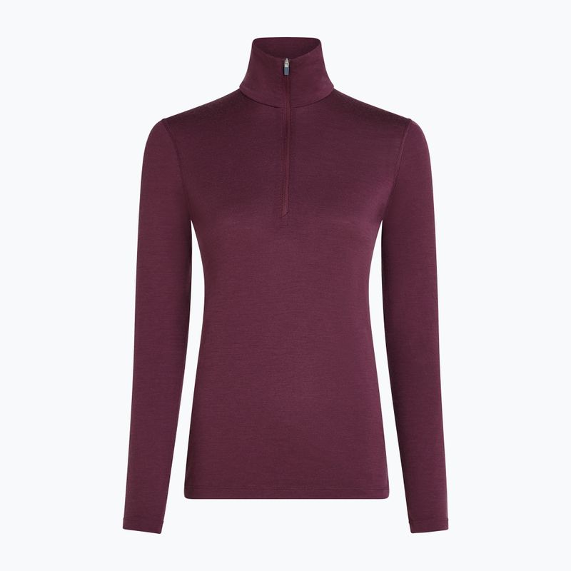 Bluza termoaktywna damska Icebreaker 200 Oasis LS Half Zip dark berry 8
