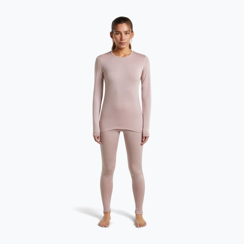 Bluza termoaktywna damska Icebreaker 260 Tech Crewe Pink Quartz 4