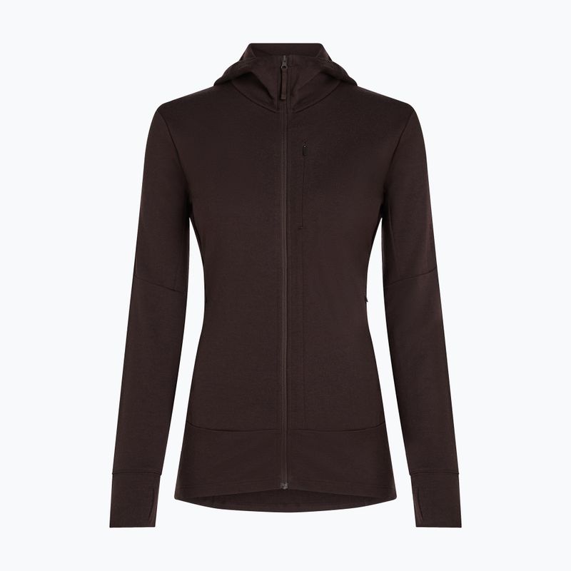 Bluza damska Icebreaker Merino 260 Quantum IV LS Zip Hoodie bittersweet 9