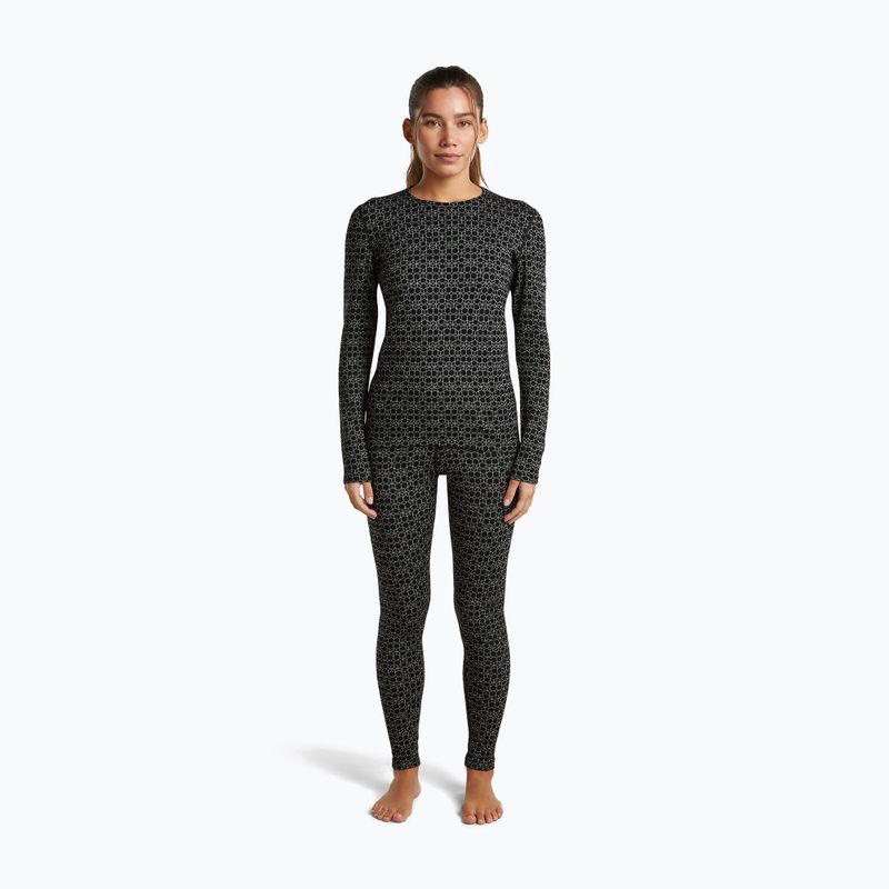 Spodnie termoaktywne damskie icebreaker Merino 260 Tech Vertex High Rise black/snow 2