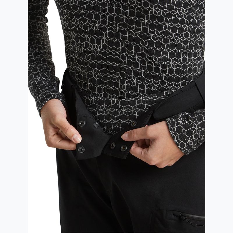 Spodnie termoaktywne damskie icebreaker Merino 260 Tech Vertex High Rise black/snow 4