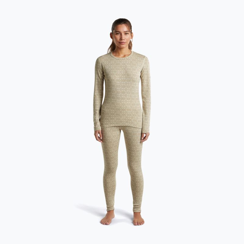 Bluza termoaktywna damska Icebreaker Merino 260 Tech Vertex Crewe Undyed/Cumin 2