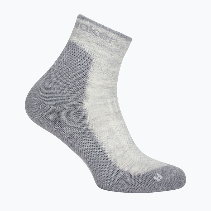 Skarpety damskie Icebreaker Merino Hike+ Light Mini blizzard heather/alloy 2