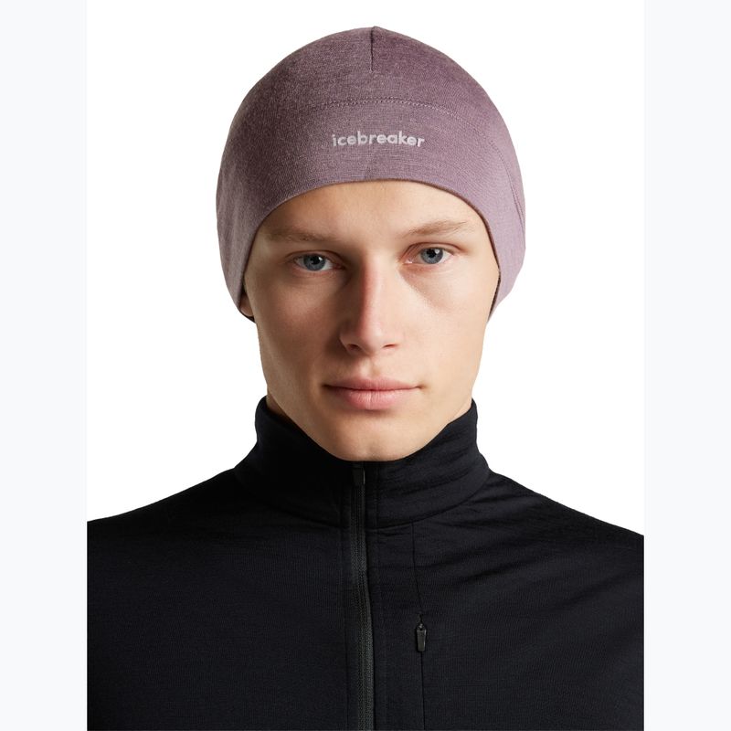 Czapka zimowa icebreaker Merino 200 Oasis Beanie grey plum 4