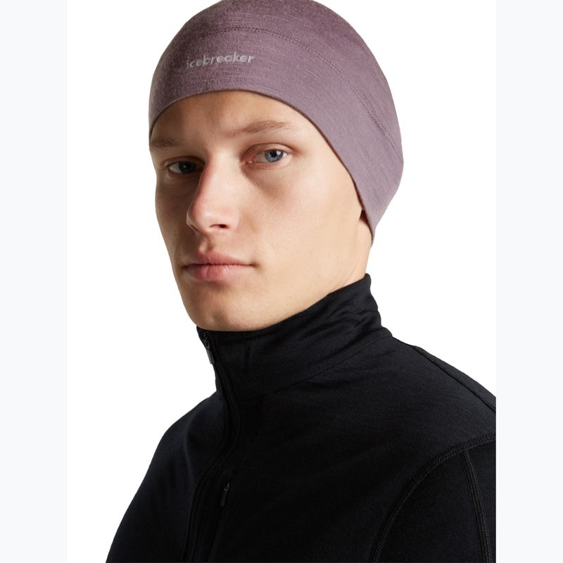 Czapka zimowa icebreaker Merino 200 Oasis Beanie grey plum 5