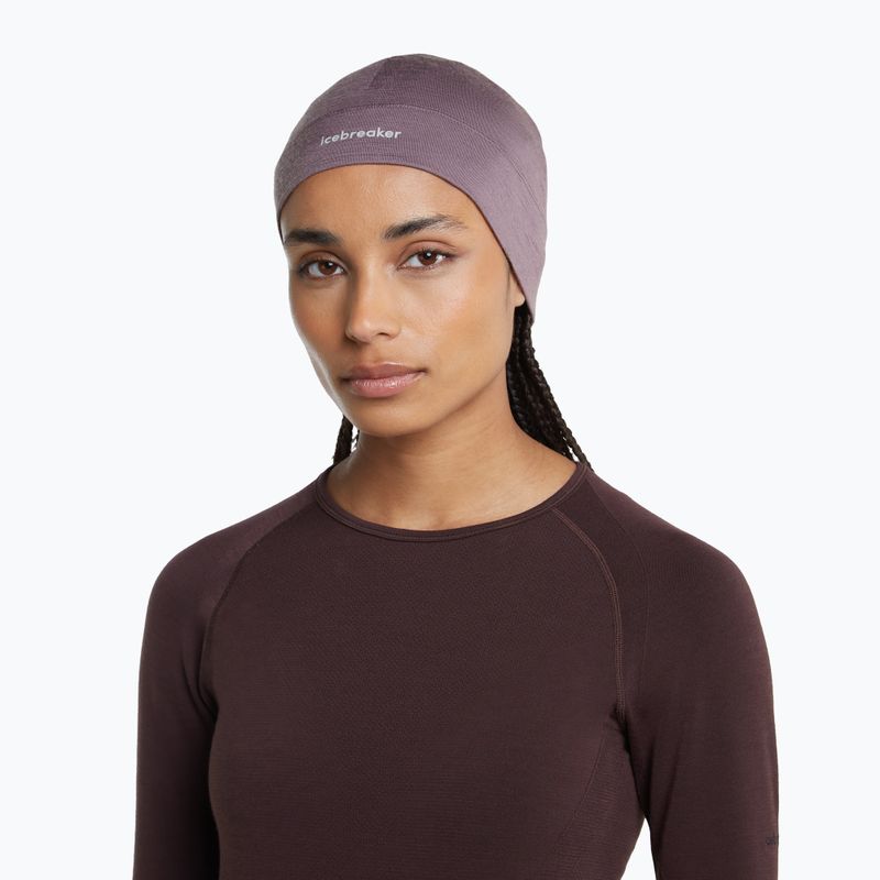 Czapka zimowa icebreaker Merino 200 Oasis Beanie grey plum 7
