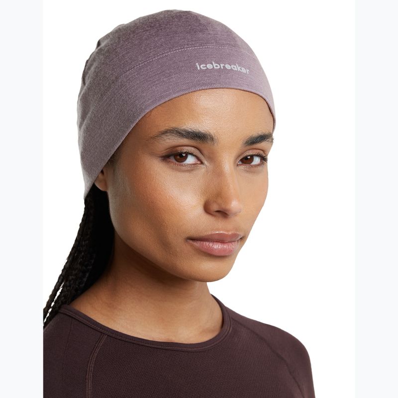 Czapka zimowa icebreaker Merino 200 Oasis Beanie grey plum 8