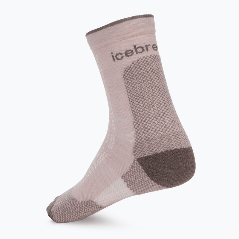Skarpety damskie icebreaker Merino Hike+ Ultralight Quarterpink quartz/porcini 2