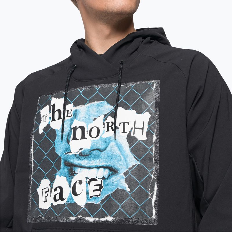 Bluza softshell męska The North Face Printed Tekno Hoodie black/white 7