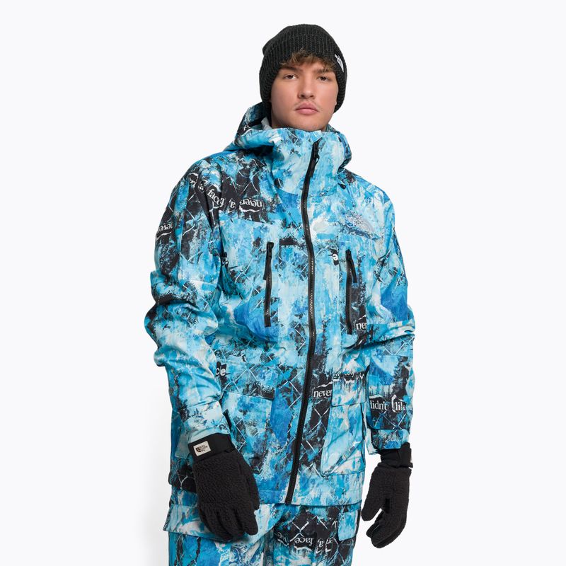 Kurtka snowboardowa męska The North Face Printed Dragline norse blue