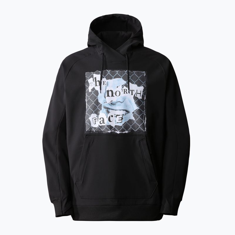 Bluza softshell męska The North Face Printed Tekno Hoodie black/white 10