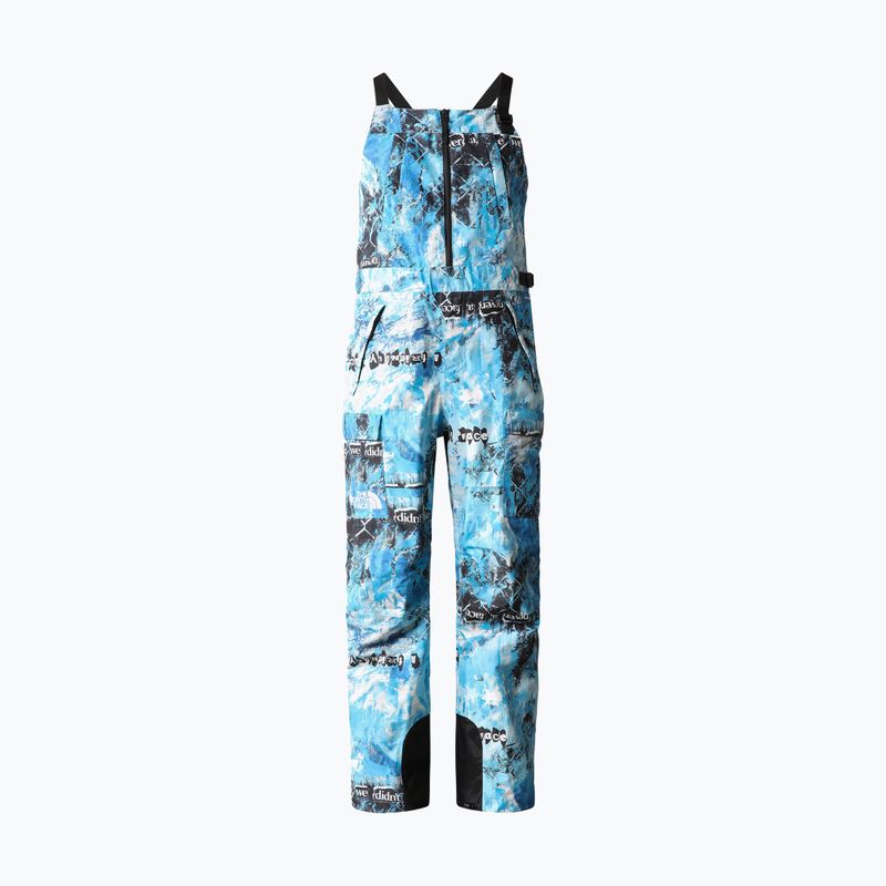 Spodnie snowboardowe męskie The North Face Printed Dragline Bib norse blue 12