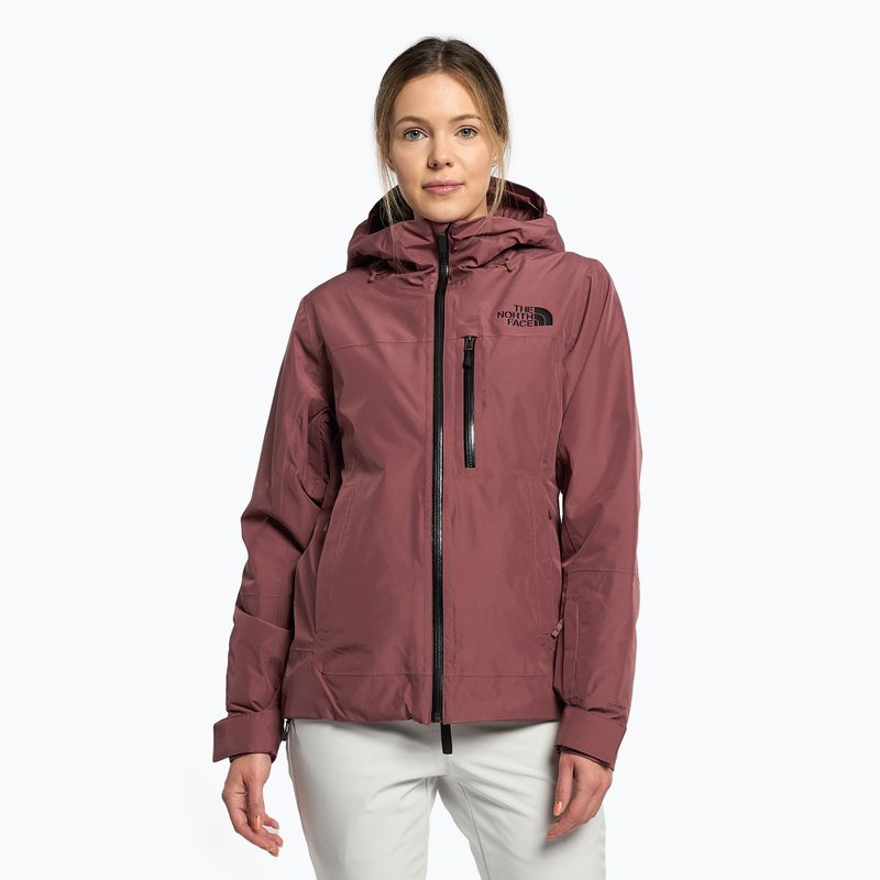 Kurtka narciarska damska The North Face Descendit wild ginger