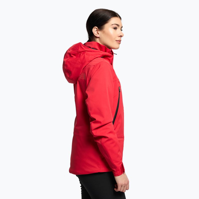Kurtka narciarska damska The North Face Lenado red 3