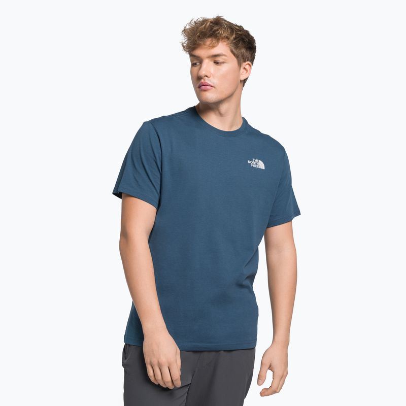 Koszulka męska The North Face Redbox shady blue