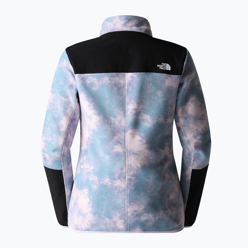Bluza trekkingowa damska The North Face Diablo Midlayer lavender fog/glacier dye/black 2