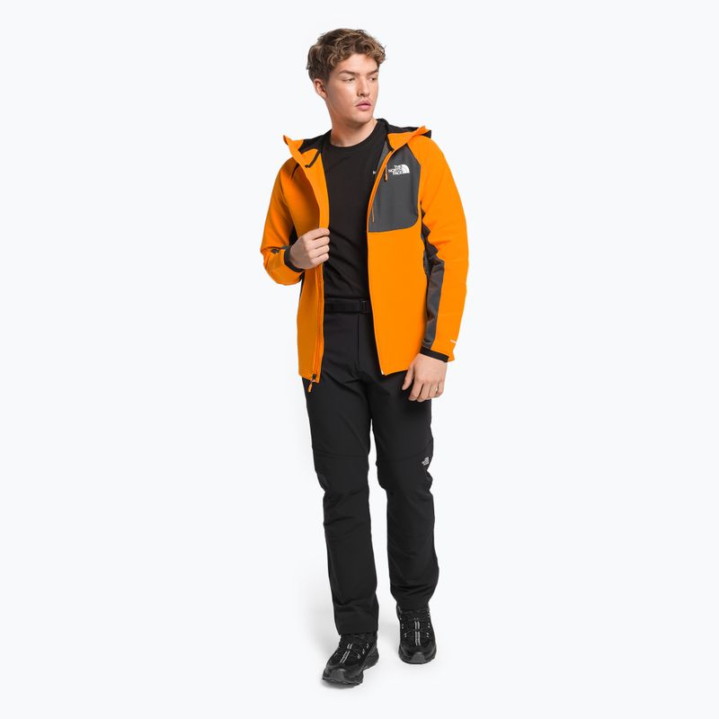 Kurtka softshell męska The North Face AO Softshell Hoodie cone orange/asphalt grey/black 2