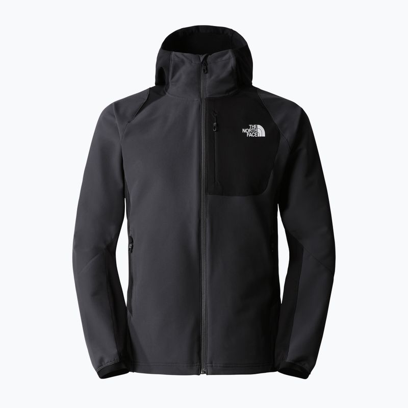 Kurtka softshell męska The North Face AO Softshell Hoodie asphalt grey/black