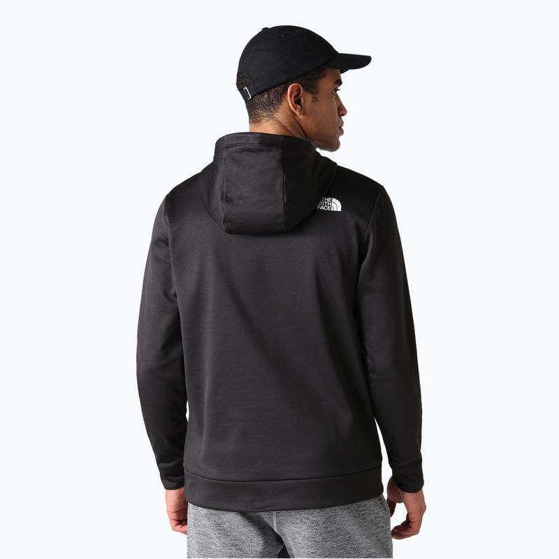 Bluza męska The North Face Reaxion Fleece P/O Hoodie black/ asphalt grey 3