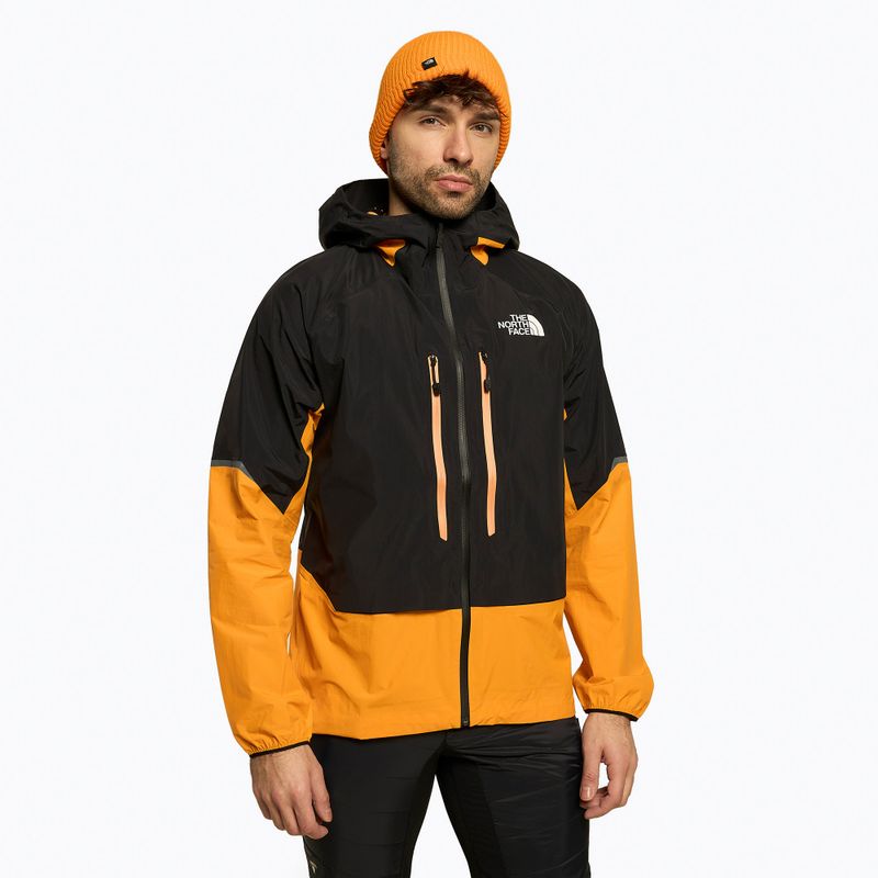 Kurtka skiturowa męska The North Face Dawn Turn 2.5 Cordura Shell black/cone orange