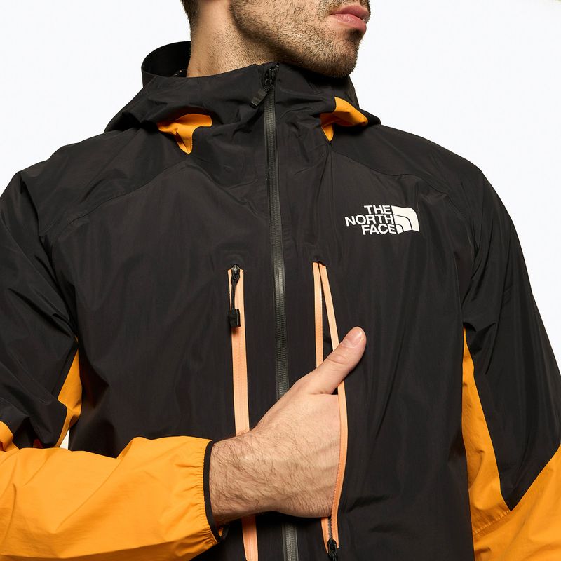Kurtka skiturowa męska The North Face Dawn Turn 2.5 Cordura Shell black/cone orange 5